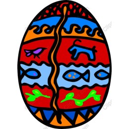 Whimsical Easter Egg