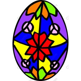 Colorful Easter Egg