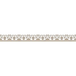 Elegant Vintage Floral Border Clipart