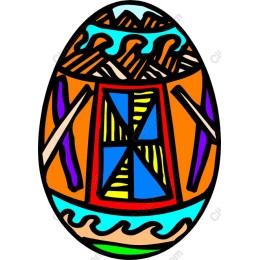 Colorful Easter Egg