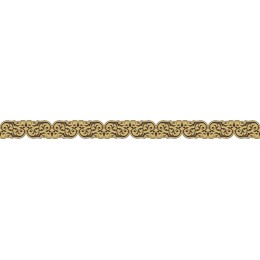 Ornate Golden Decorative Border