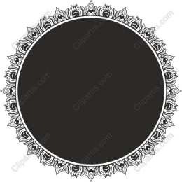 Intricate Floral Frame