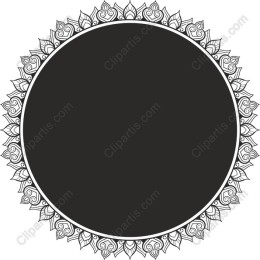 Elegant Floral Circle