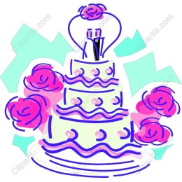 Whimsical Wedding Cake