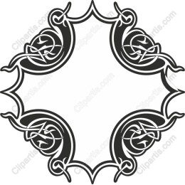 Black Ornate Frame