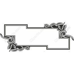 Elegant Floral Frame