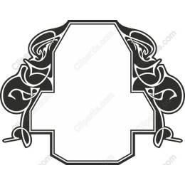 Elegant Vintage Floral Frame