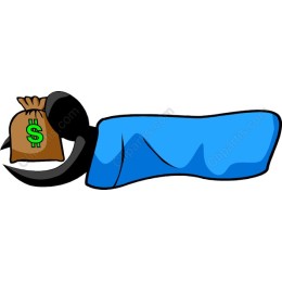 Playful Money Bag with Banner
