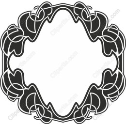 Intricate Floral Frame