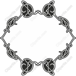 Elegant Intricate Knot Frame