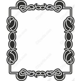 Elegant Decorative Knot Frame