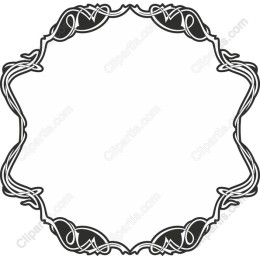 Elegant Swirling Frame