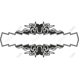 Ornate Flame Frame
