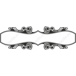 Black Ornate Frame