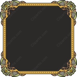 Ornate Floral Frame