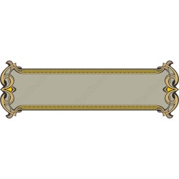 Exquisite Ornate Decorative Banner