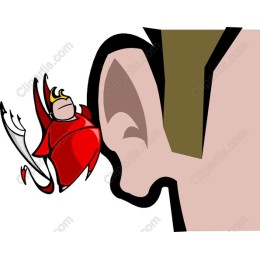 Cheeky Devil Whispering