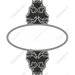 Vintage Ornamental Label