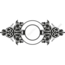 Elegant Vintage Floral Frame