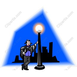 Dapper Gentleman Lamppost