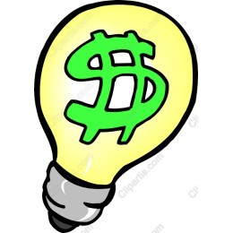 Innovative Dollar Sign Light Bulb