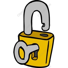 Fun Padlock and Key