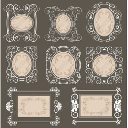 Vintage Ornate Frames Collection
