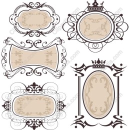 Elegant Vintage Frames Set