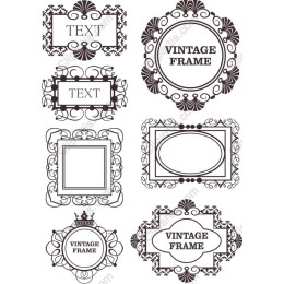 Vintage Decorative Frame Set