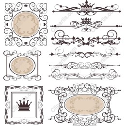 Ornate Elegant Frame Set