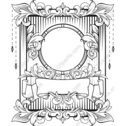Elegant Ornate Vintage Frame