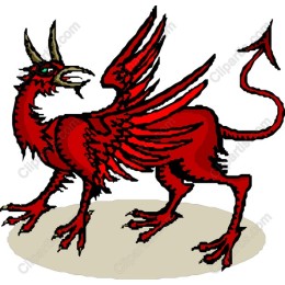 Fierce Red Dragon