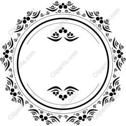 Floral Elegance Decorative Frame