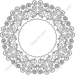 Elegant Swirl Frame
