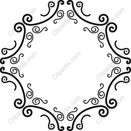 Elegant Ornate Framework Clipart