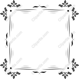 Floral Decorative Frame