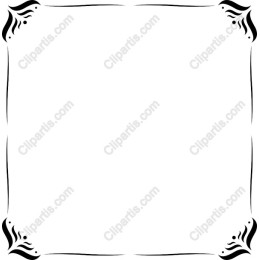 Elegant Black Corner Frame