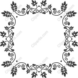 Vintage Floral Frame