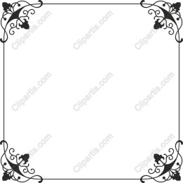 Elegant Floral Frame