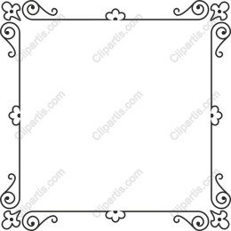 Vintage Floral Frame