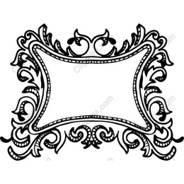 Intricate Floral Decorative Frame