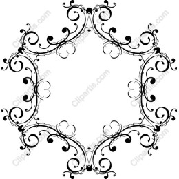 Elegant Black Decorative Frame