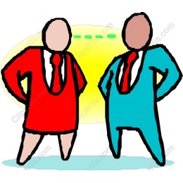 Stylized Business Figures