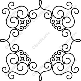 Ornate Swirl Ornament