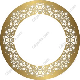 Ornate Golden Decorative Frame