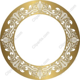 Elegant Gold Ornamental Frame