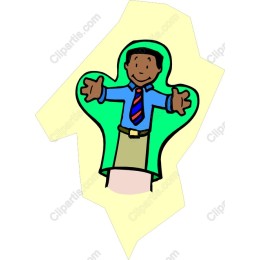 Cheerful Cartoon Character