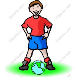 Cheerful Soccer Boy