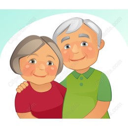 Joyful Elderly Couple