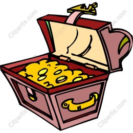 Treasure Chest with Gold Coins